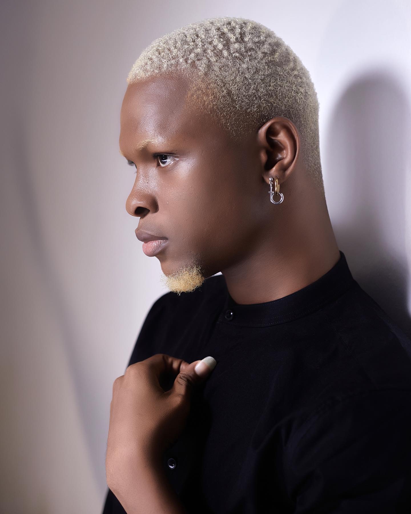 Gideon working on a product design